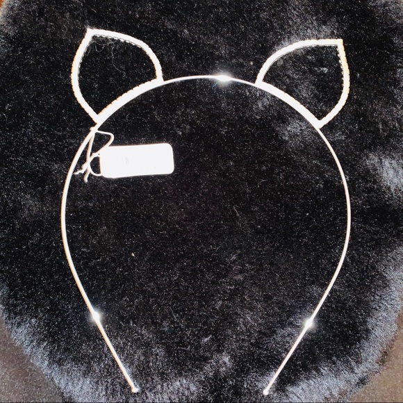 RHINESTONE CAT EARS HEADBAND - Picture 5 of 7